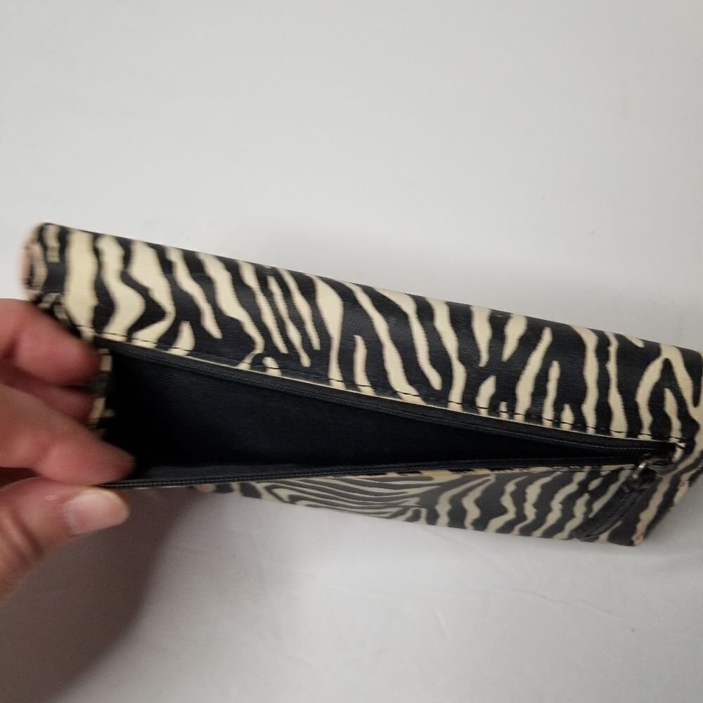 Fossilanimal Print Wallet Multiple Pockets Black … - image 4